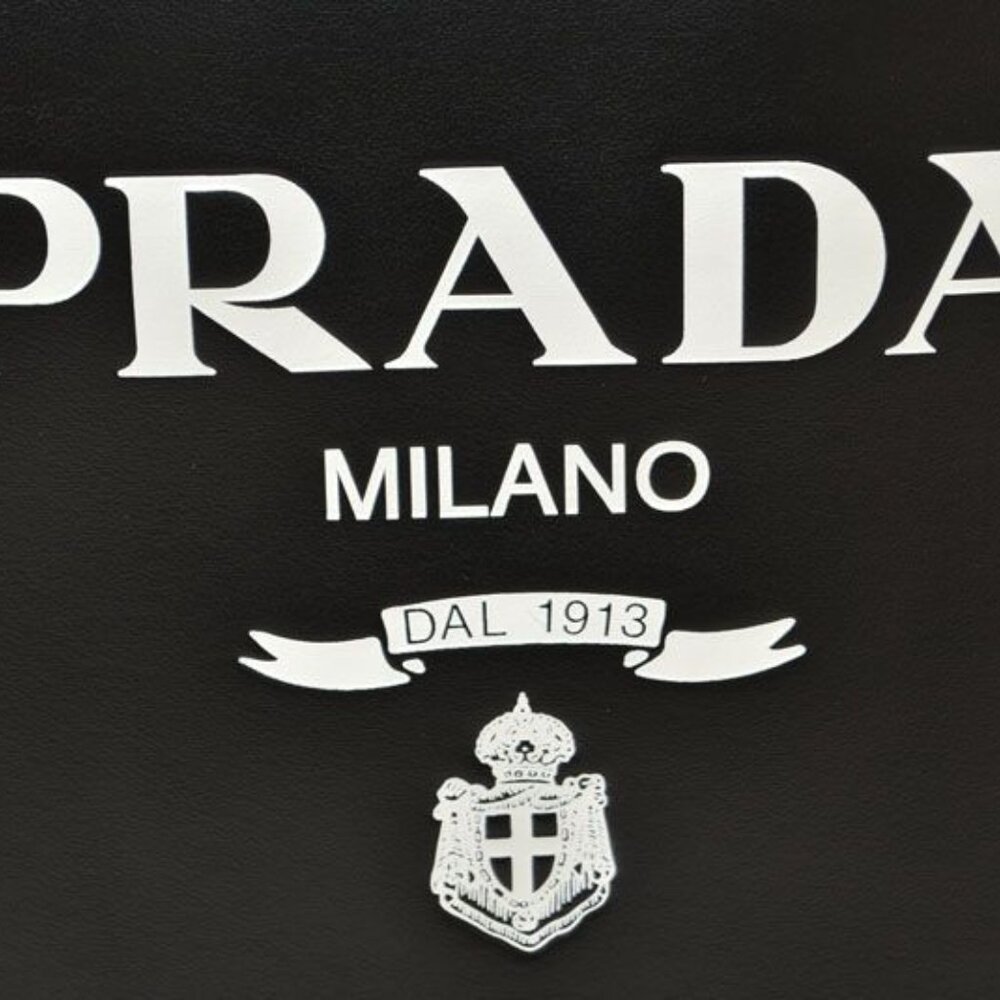 Prada Tote Bag 2-Way Bag 1 Bg507 Soft Calf with Strap - Picture 4 of 14